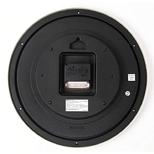 MAG(マグ) 掛け時計 電波 アナログ ロズベルグ 直径31.2cm シルバー W-705SM-Z