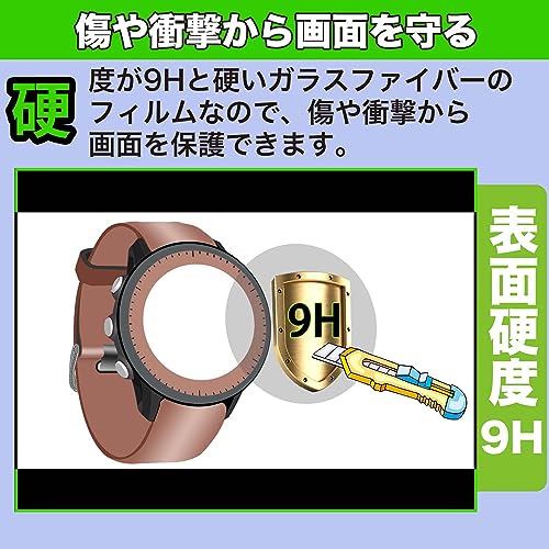 MotoMoto MotoMoto フィルム MAG 電波ソーラーウォッチ ウェーブフォース MW-550 用 ガラスフィルム (極薄 ファイバー) 保護フィルム 反射低減 日本製