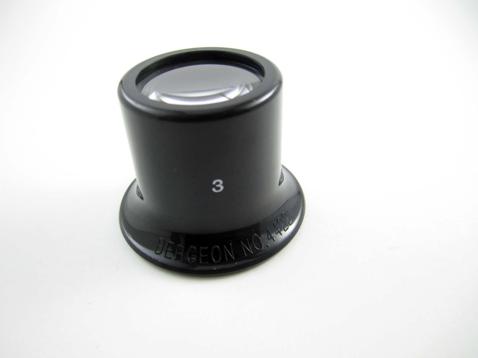 BERGEON オリジナルスイスベルジョン眼鏡拡大鏡 No.4422 #3 Mag 3.3x アイルーペ 腕時計&ジュエリー修理ツール
