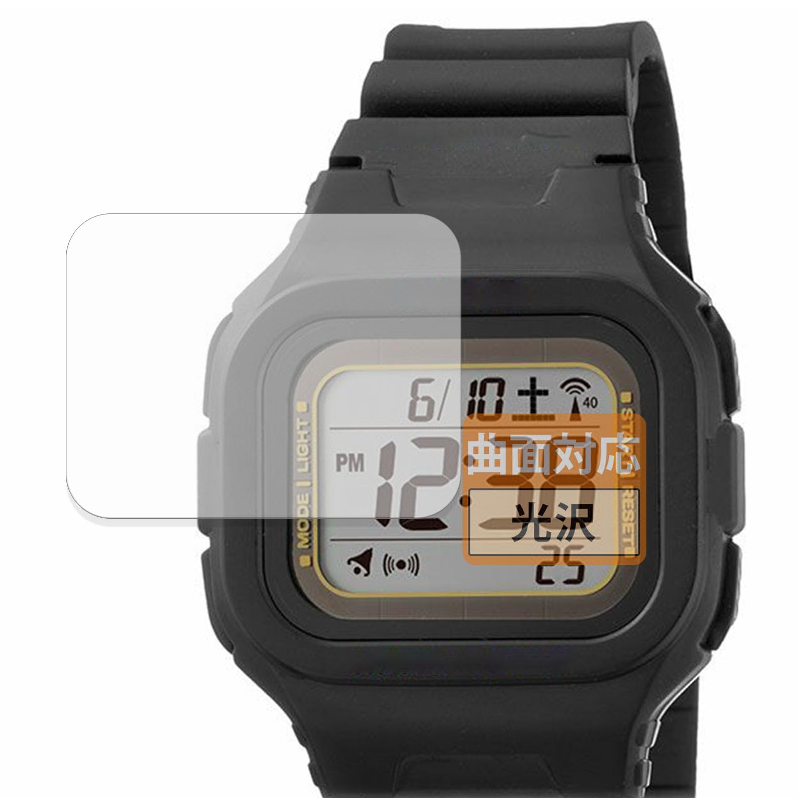 FILMEXT FILMEXT フィルム MAG 電波ソーラーウォッチ ウェーブフォース MW-550 用 曲面対応 超透明 保護フィルム 自己修復材料 日本製